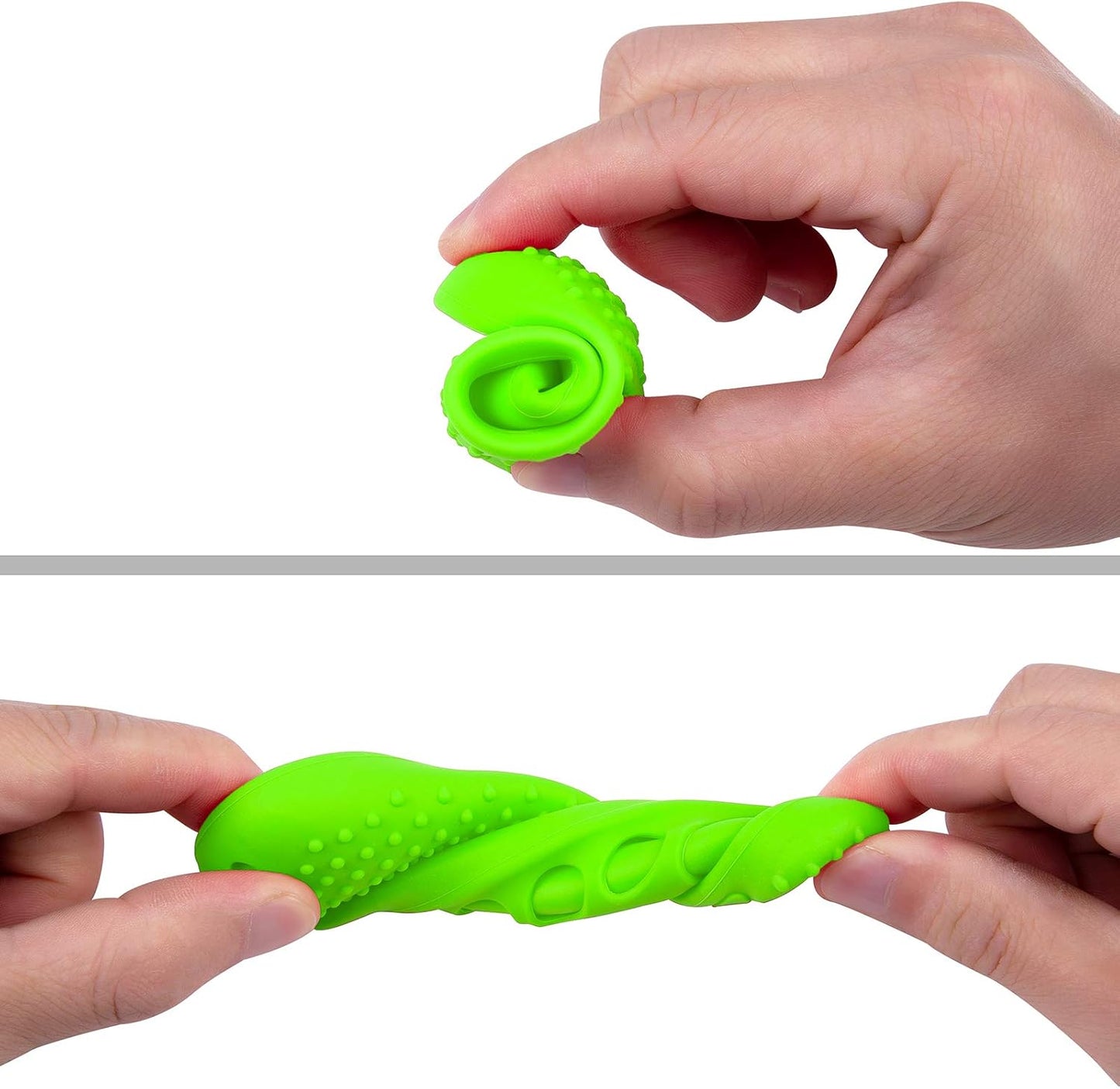 Glow Remote Cover Replacement for Chromecast with Google TV Control, Silicone Case (Lime Green)